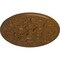 Ekena Millwork Baile Ceiling Medallion (Fits Canopies up to 6"), Hand-Painted Smokey Topaz, 31 1/4"OD x 2 1/4"P CM31BASTF - alternate 3